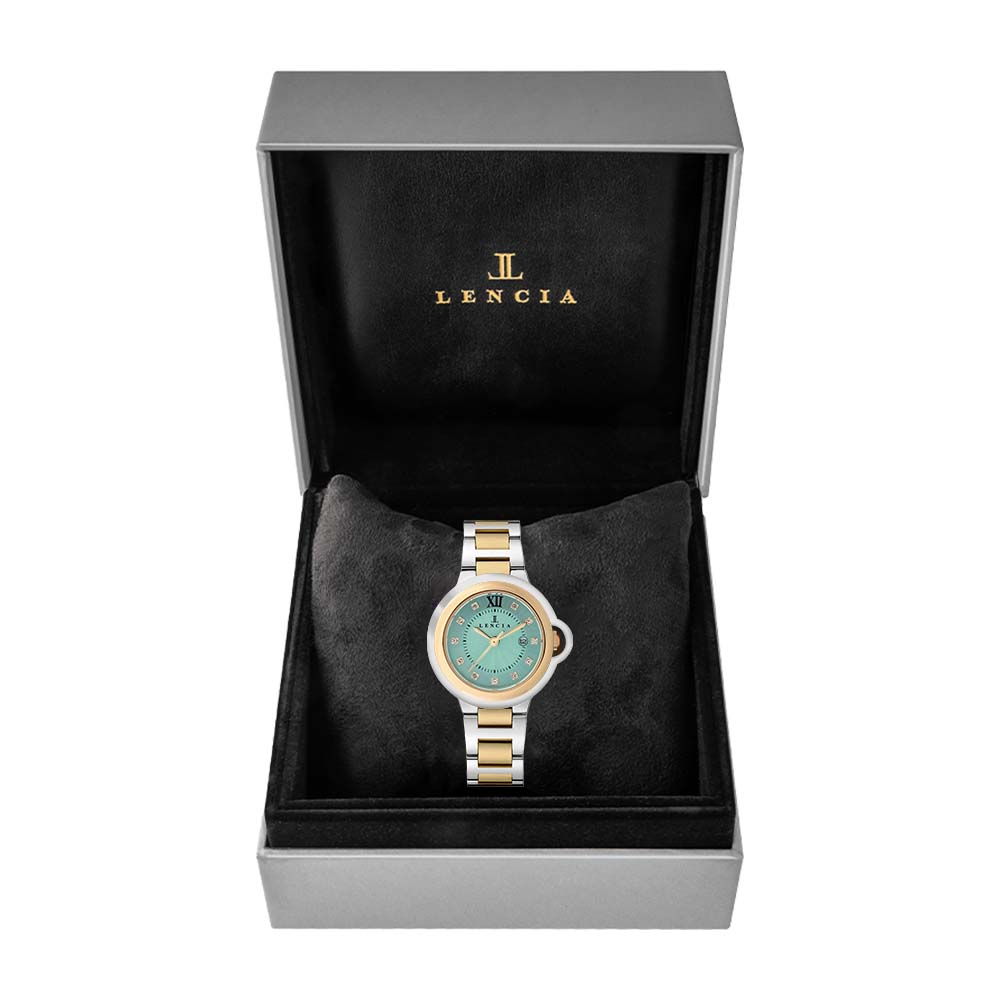 Lencia Women's Stainless Steel Analog Watch LC7174P - image 10