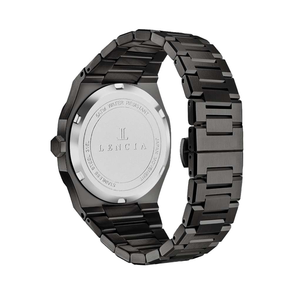 Lencia Men's Stainless Steel Analog Watch LC1015C1 - image 11
