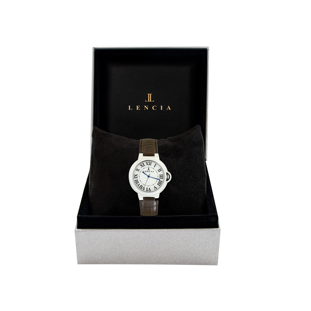 Lencia Leather Men Analog Watch-LC7374B - image 5