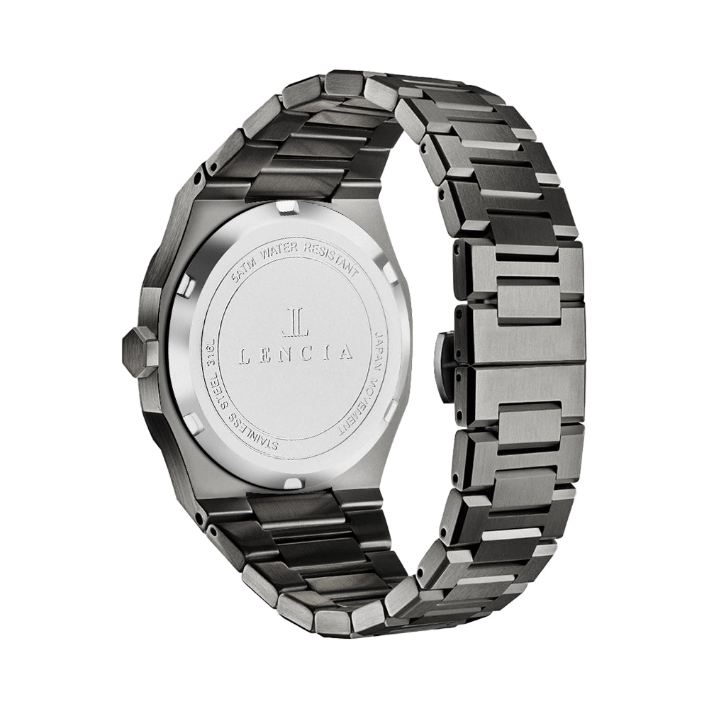 Lencia Men's Stainless Steel Chronograph Watch LC1015K1 - image 12