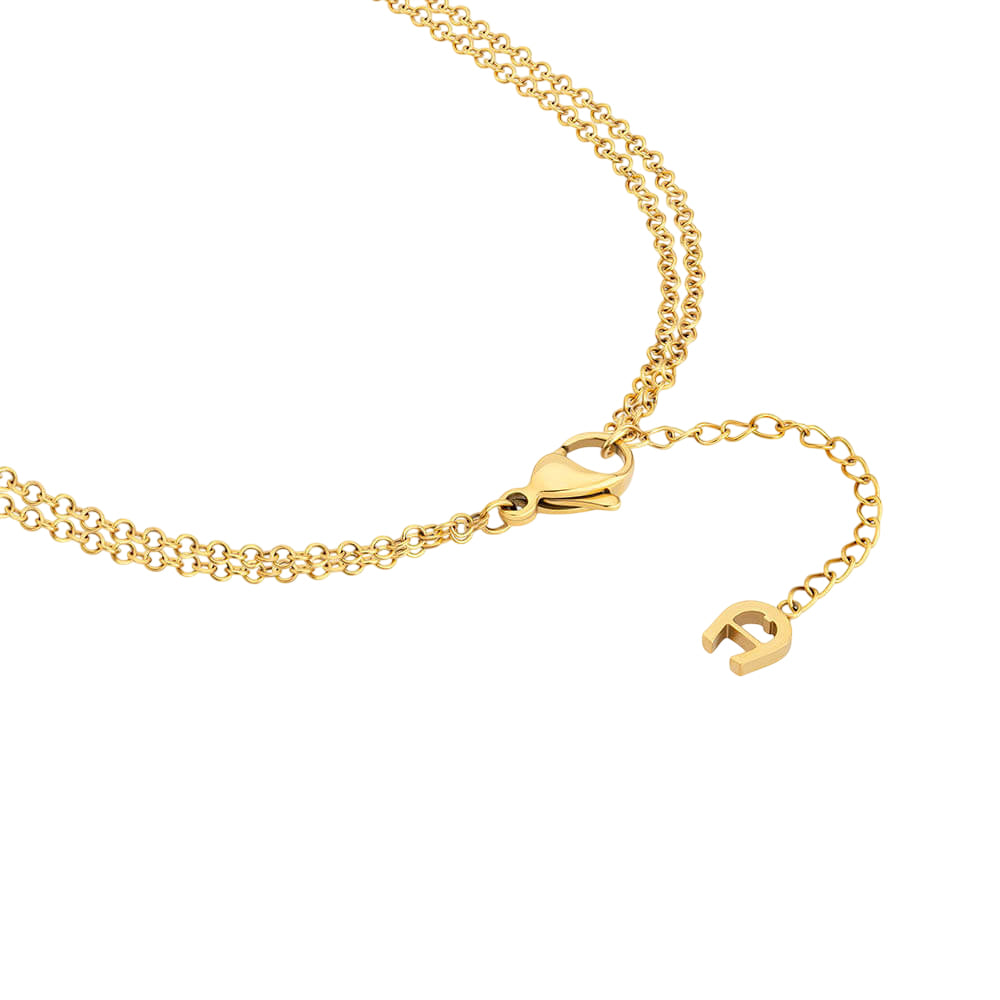 Aigner Avena Gold Malachite Necklace ARJLN0000222 - image 3