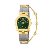 Aigner Cremona Women's Green Dial Silver Gold Watch A115261