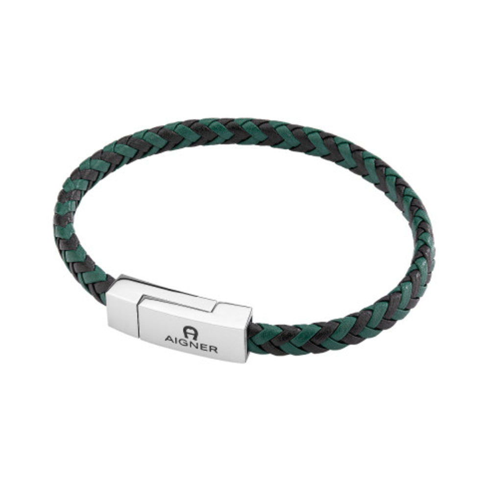 Aigner Fashion Leather Men Bracelet M Aj77073
