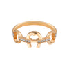 Aigner Nora Pink-Toned Brass Women's Ring Size 56 - ARJLF2101213