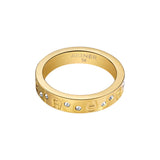 Aigner Santina Gold-Toned Steel Women's Ring Size 54 - ARJLF0005112