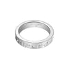 Aigner Santina Silver-Toned Steel Women's Ring Size 54 - ARJLF0005111