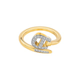 Aigner Vite Women's Gold Ring ARJLF2202332