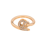 Aigner Vite Women's Rose Gold Ring ARJLF2202303