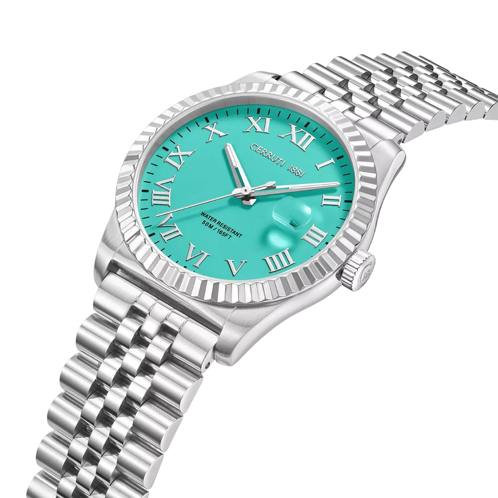 CERRUTI 1881 Baccio Men's Blue Dial Silver Watch CIWGH0019802 - Image 2