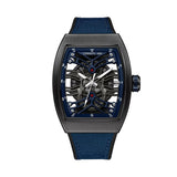 CERRUTI 1881 Calliano Men's Skeleton Blue Rubber Watch CIWGN0019505