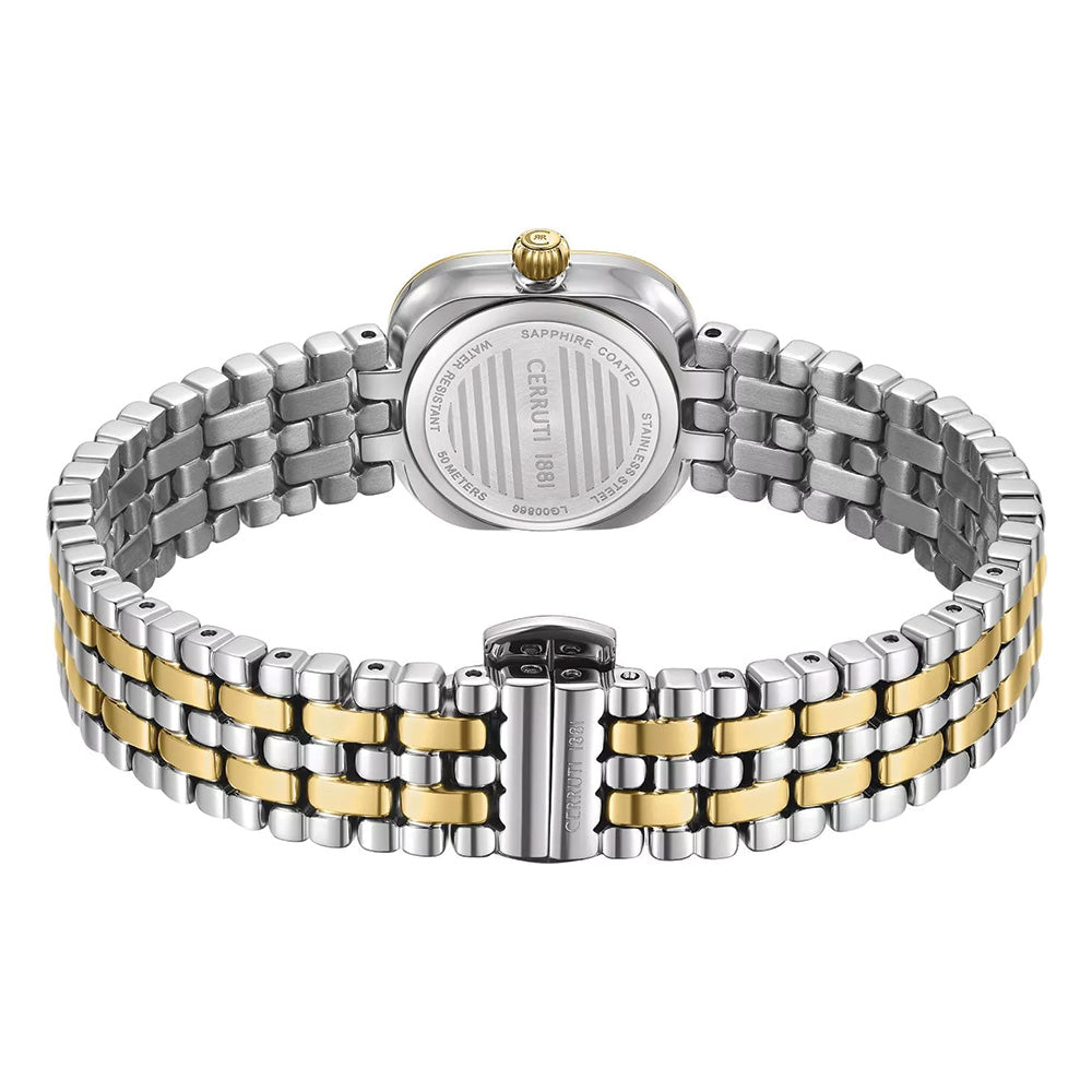 Cerruti 1881 Casena Green Mother Of Pearl Dial Two Tone Bracelet Women'S Watch CIWLG0086603 - Image 3