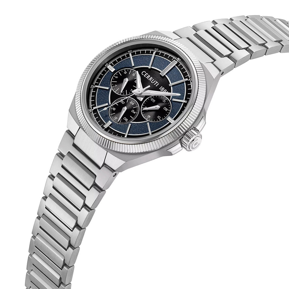 Cerruti 1881 Faedo Blue Dial Stainless Steel Bracelet Men'S Watch CIWGK0084502 - Image 3