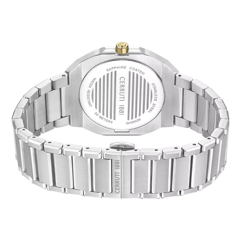 Cerruti 1881 Leadi White Dial Stainless Steel Bracelet Men'S Watch CIWGH0042602 - Image 3