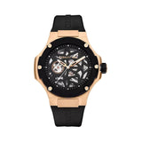 Cerruti 1881 Lucardo Automatic Skeleton Dial Rose Gold Case Men'S Watch CIWGR0007107
