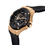 Cerruti 1881 Lucardo Automatic Skeleton Dial Rose Gold Case Men'S Watch CIWGR0007107 - Image 2
