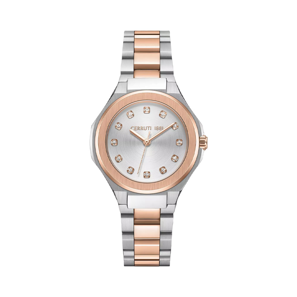 Cerruti 1881 Lucardo Women's Two Tone Watch CIWLG0086406
