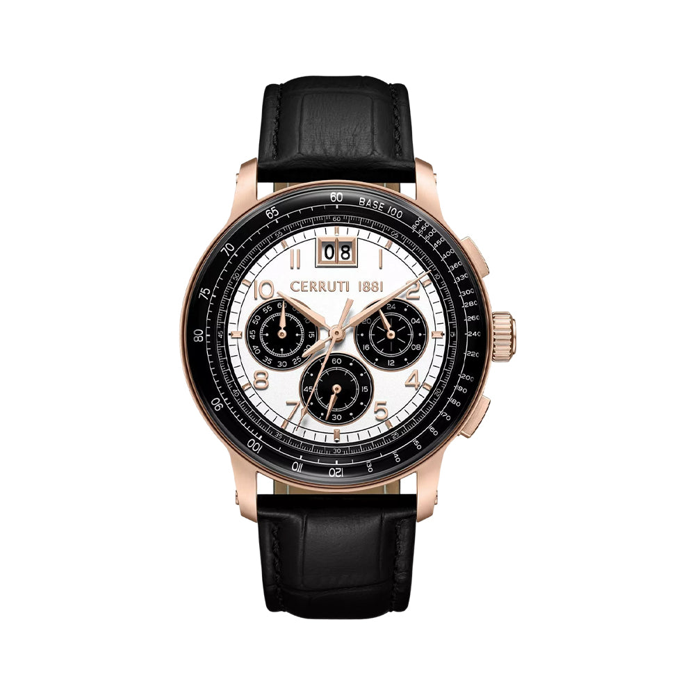 Cerruti 1881 Petroio Men's Silver Chronograph Watch CIWGC0084604
