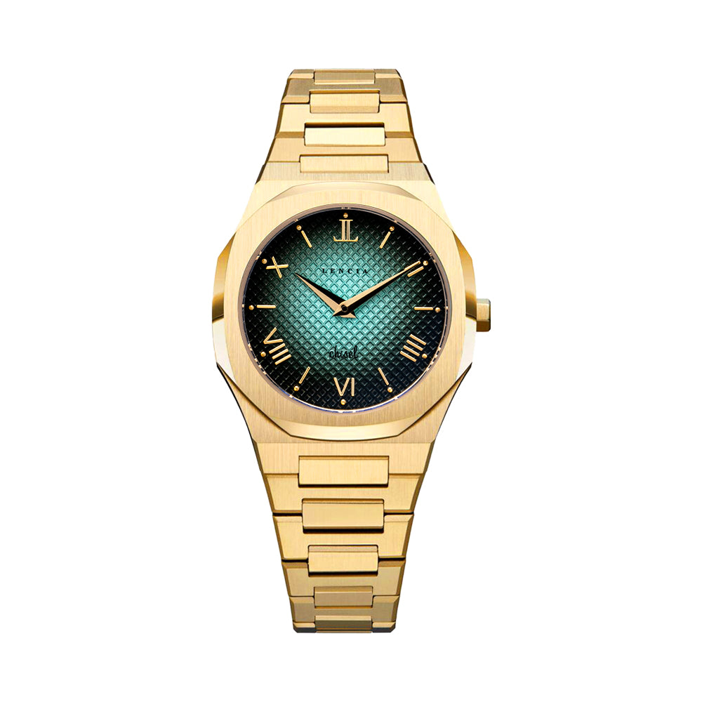 Chisel Contrast Watch by Lencia LC0015K - image 3