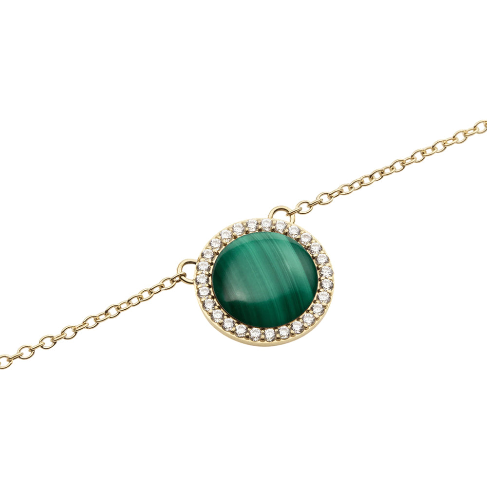 Daniel Wellington Audrey Necklace Malachite Gold DW00401443 - image 2