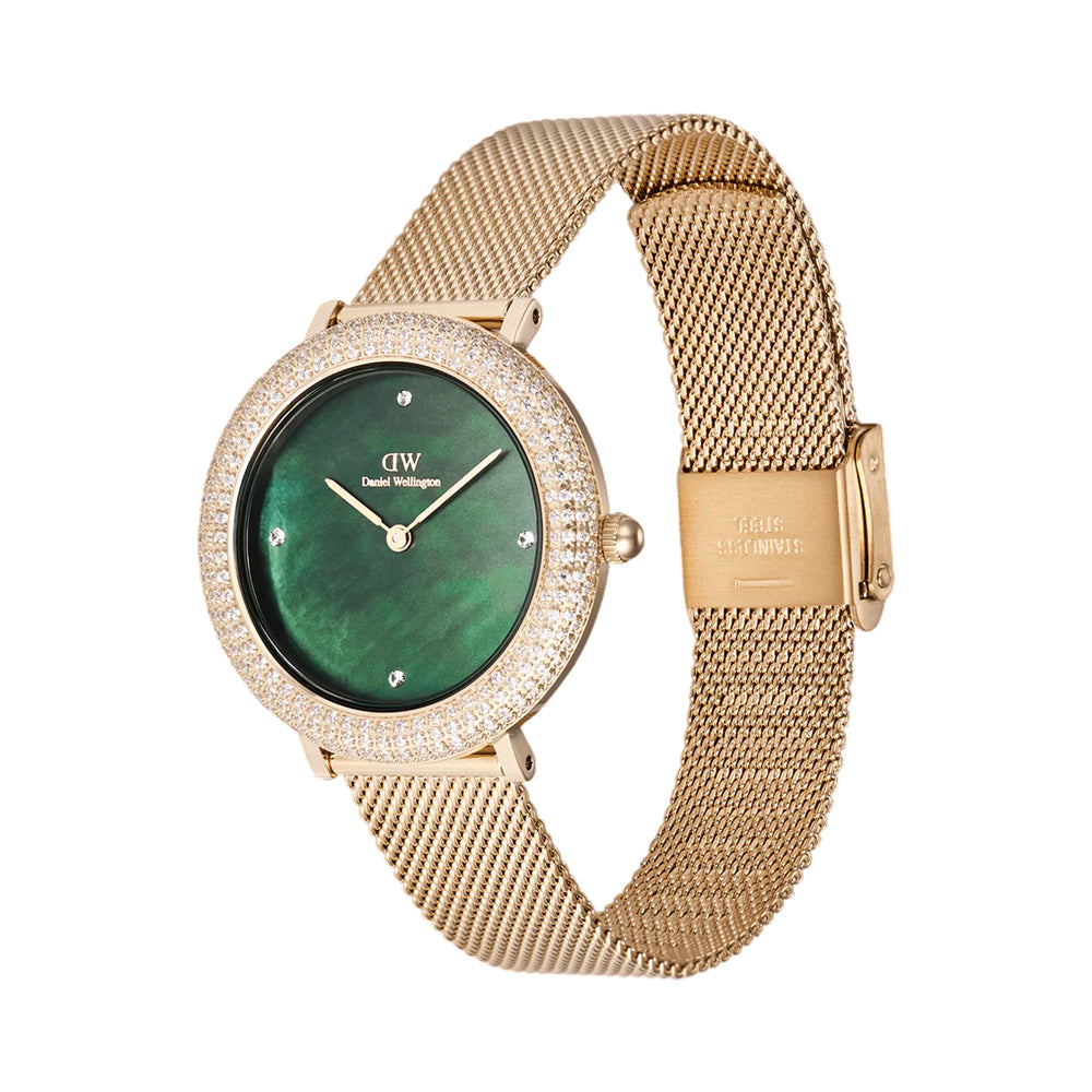 Daniel Wellington Crystalline Bezel Evergold Green Women's Watch DW00100824 - image 2