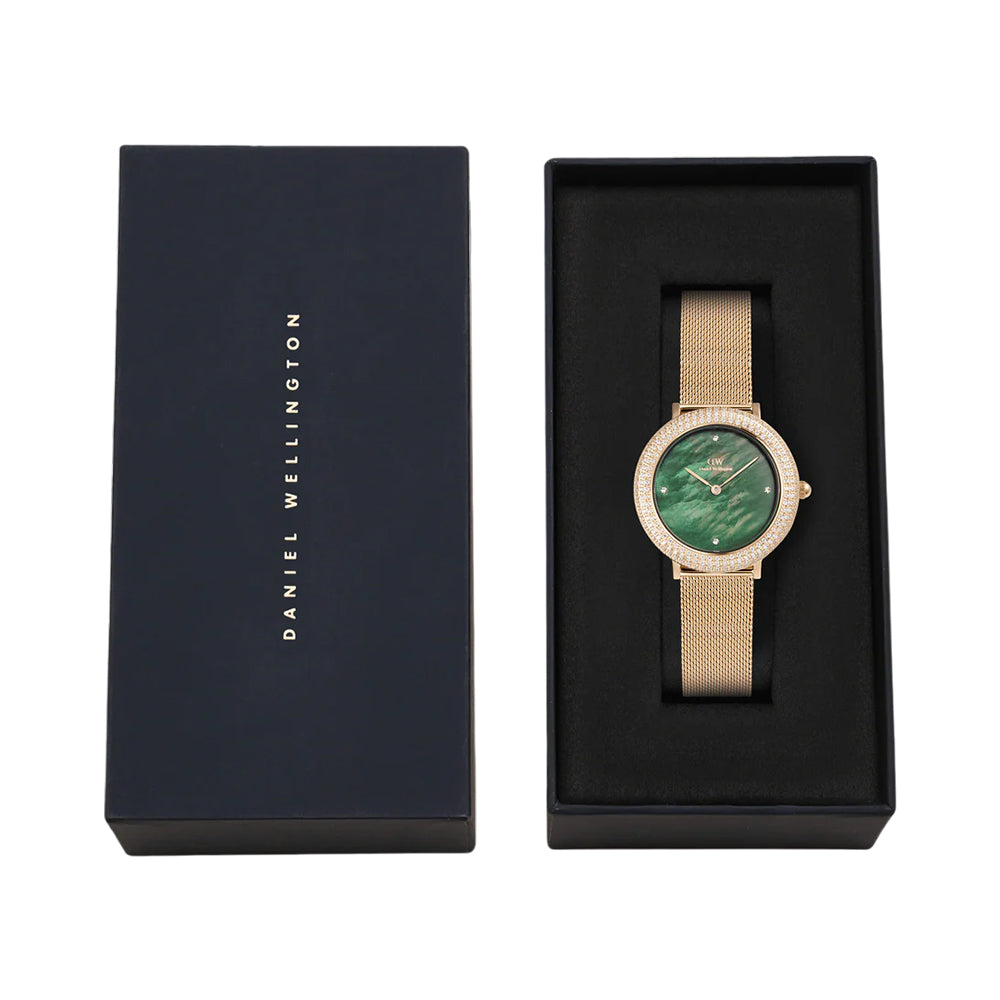 Daniel Wellington Crystalline Bezel Evergold Green Women's Watch DW00100824 - image 4