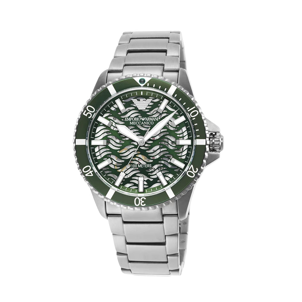 Emporio Armani Men's Green Dial Automatic Watch AR60061 - Image 2