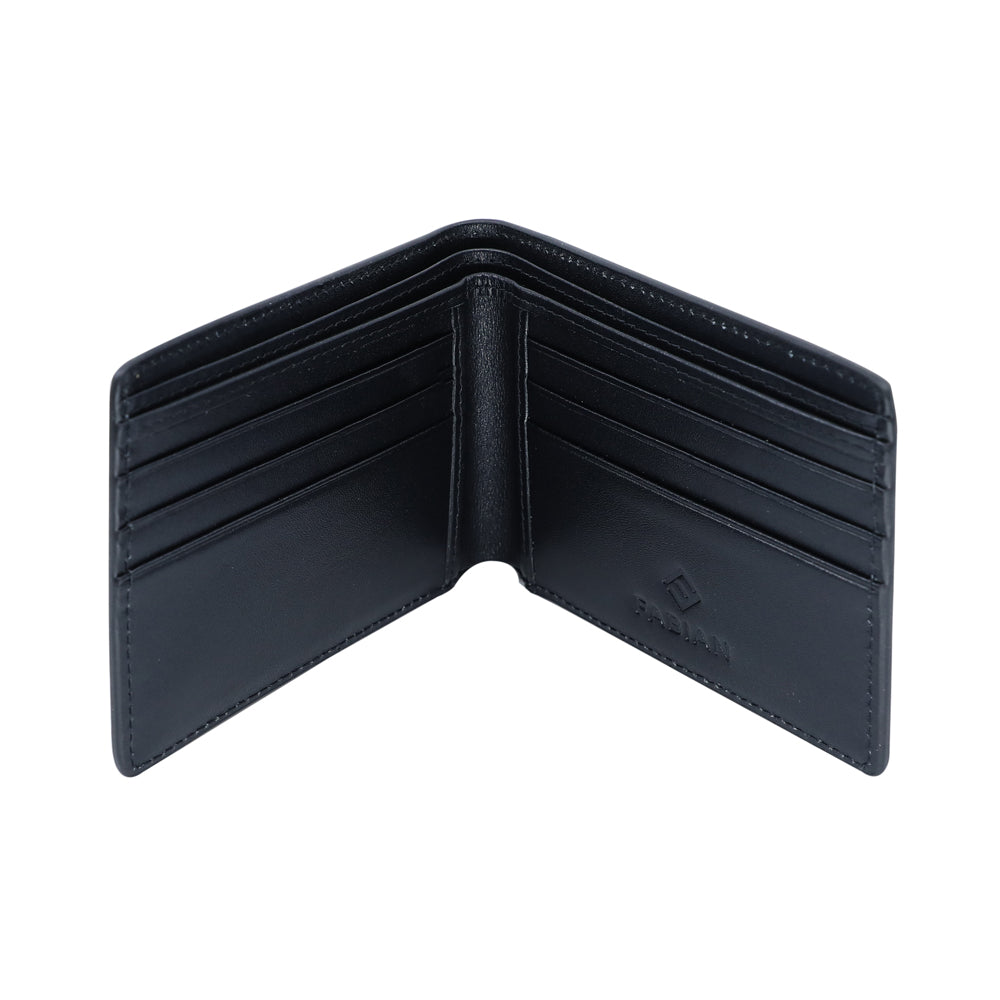 Fabian Leather Black Wallet For Men - FMW-SLG20-B - image 2