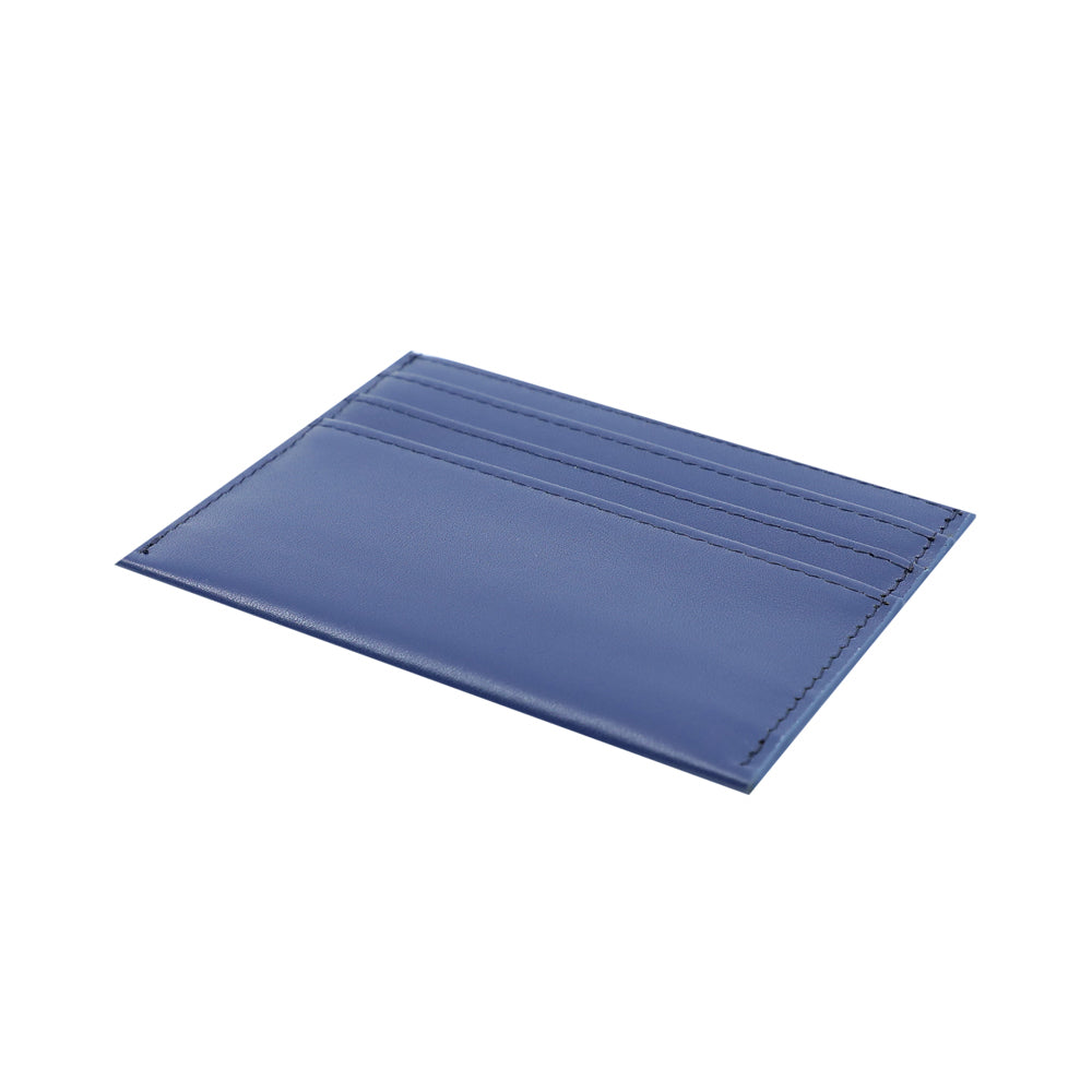Fabian Leather Blue Card Holder For Men - FMWC-SLG39-BL - image 2