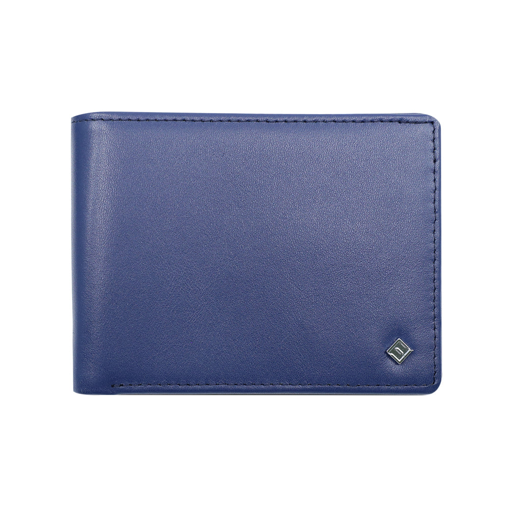 Fabian Leather Brown/Blue Wallet For Men - FMW-SLG51-BRNBL