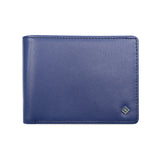 Fabian Leather Brown/Blue Wallet For Men - FMW-SLG51-BRNBL