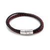 Fabian Men's Black Red Bracelet FMB-JMYLB112-2BRD