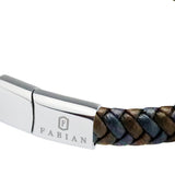 Fabian Men's Delightful Brown Black Bracelet FMB-JMYLB107-BBL - image 2