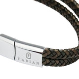 Fabian Men's Brown Black Bracelet FMB-JMYLB108-BBL - image 2