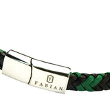 Fabian Men's Spring Green Black Bracelet FMB-JMYLB114-BGR - image 2