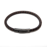 Fabian Men's Delicate Brown Black Bracelet FMB-JMYLB106-BBL