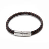 Fabian Men's Delightful Brown Black Bracelet FMB-JMYLB107-BBL