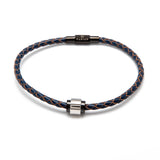 Fabian Men's Shiny Blue Bracelet FMB-JMYLB103-BL