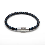 Fabian Men's Sky Blue Black Bracelet FMB-JMYLB102