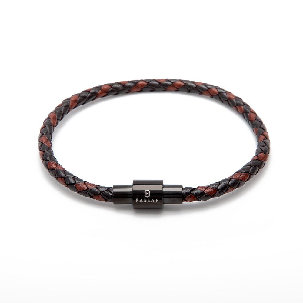 Fabian Men's Striking Black Bracelet FMB-JMYLB101-BBR19B