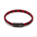 Fabian Men's Sublime Brown Red Bracelet FMB-JMYLB110-BRD