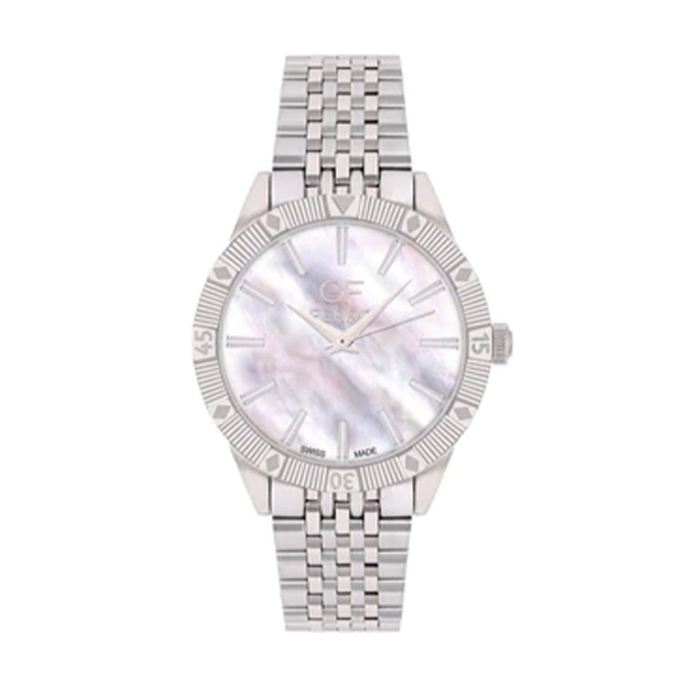 GF Ferre Men's White Dial Stainless Steel Watch GFSS8104G