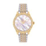 GF Ferre Men's White Dial Two-Tone Watch GFTG8104G