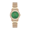 GF Ferre Women's Green Dial Gold Plated Zircon Watch GFGPGN29614LZ