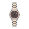 GF Ferre Women's Grey Dial Two-Tone Rose Gold Zircon Watch GFTTRG6015L