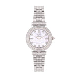 GF Ferre Women's Mother of Pearl Dial Stainless Steel Zircon Watch GFSS8101LZ