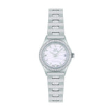 GF Ferre Women's Silver Dial Stainless Steel Zircon Watch GFSS24360LZ