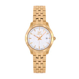 GF Ferre Women's White Dial Gold Plated Watch GFGP3212L
