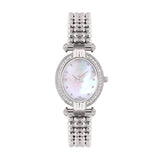 GF Ferre Women's White Dial Stainless Steel Zircon Watch GFSS2002LZ
