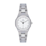 GF Ferre Women's White Dial Stainless Steel Zircon Watch GFSSW6015L