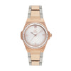 GF Ferre Women's White Dial Two-Tone Rose Gold Zircon Watch GFTR6004LZ